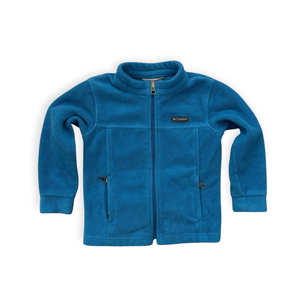 Columbia Kids Blue Full Zip Fleece Jacket Size 4T